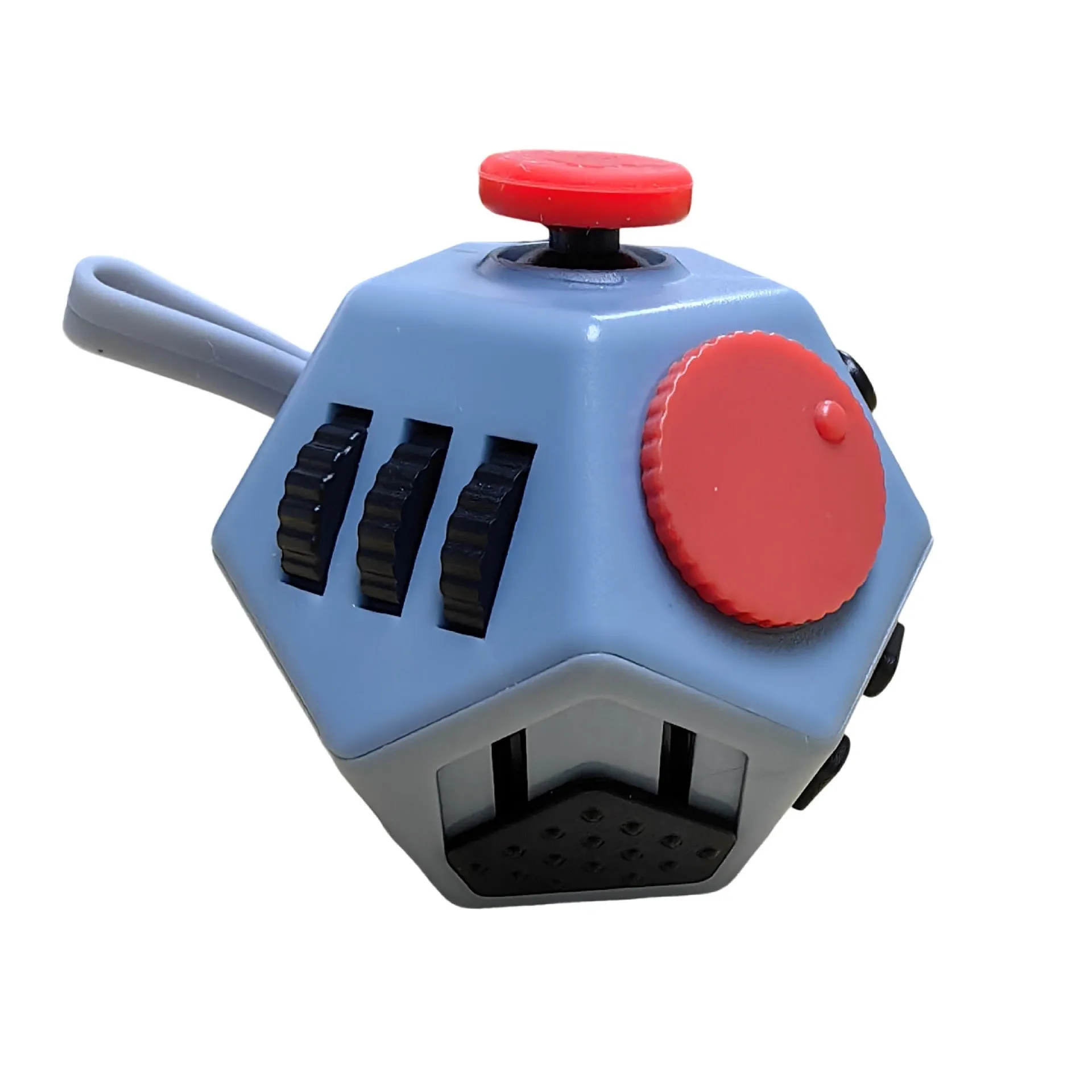 Plastic decompress squeezing toy dice in multiple colours for stress relief