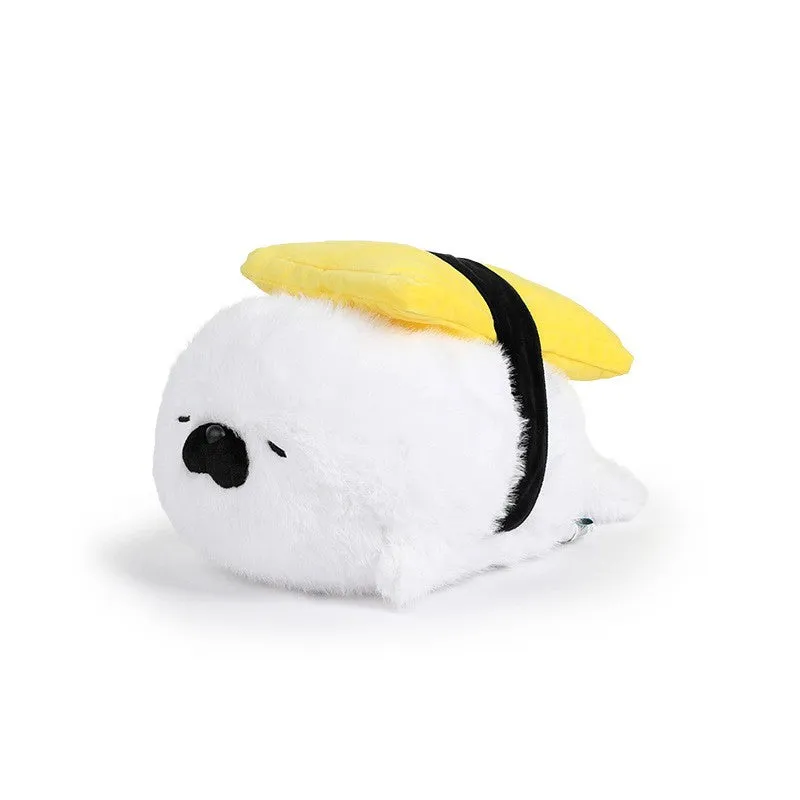 40cm plush toy soothing sleeping doll in brown with soft fabric and rounded shape