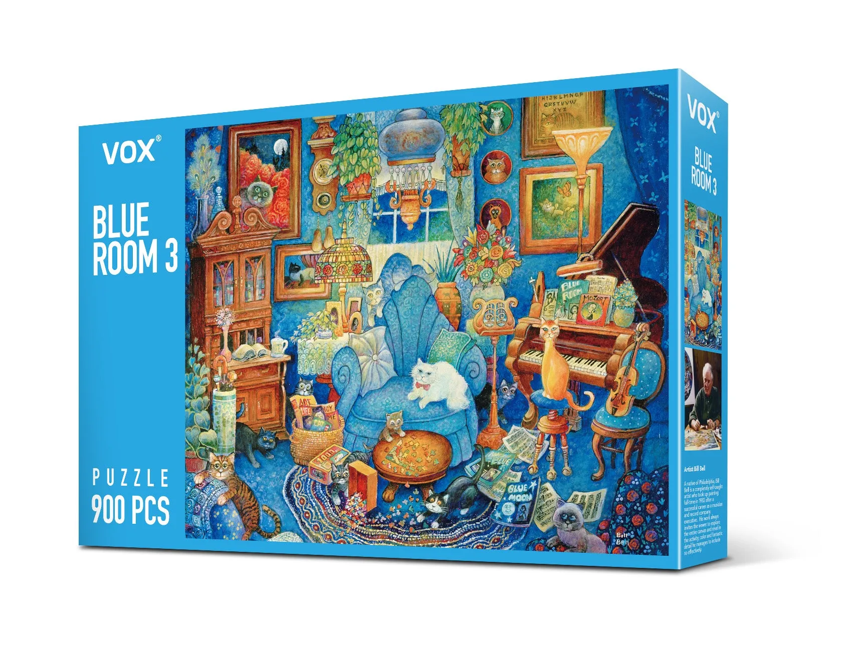 900-piece paper jigsaw puzzle with finished size 50x62cm, showing the Dog Show design
