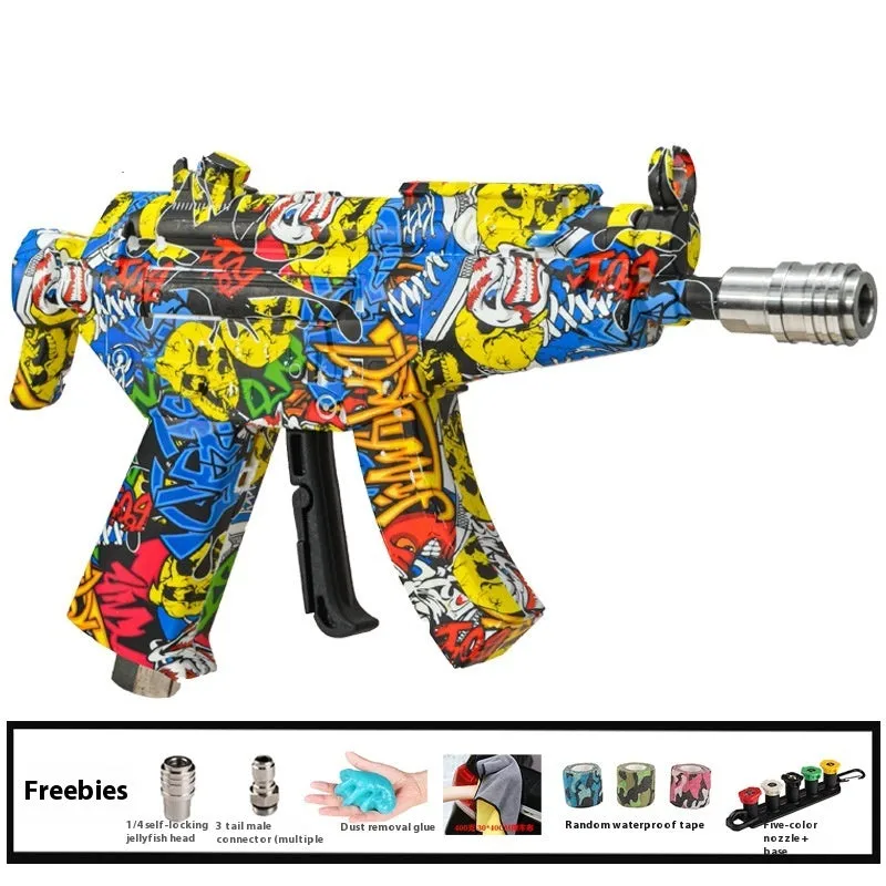 MP5 short high pressure PA pot foam cannon with nylon body and stainless steel connectors