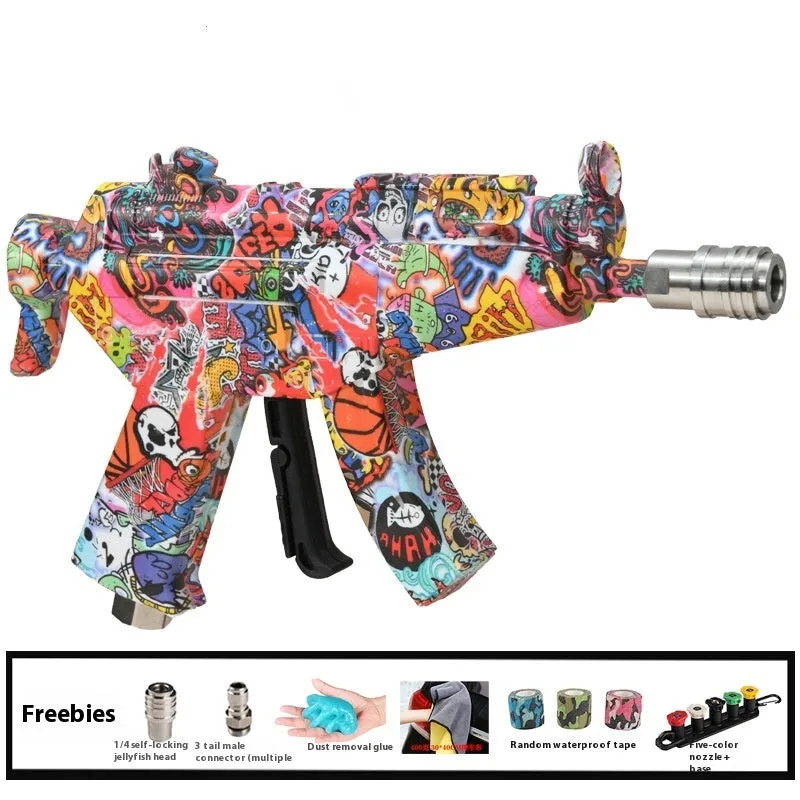 MP5 short high pressure PA pot foam cannon with nylon body and stainless steel connectors