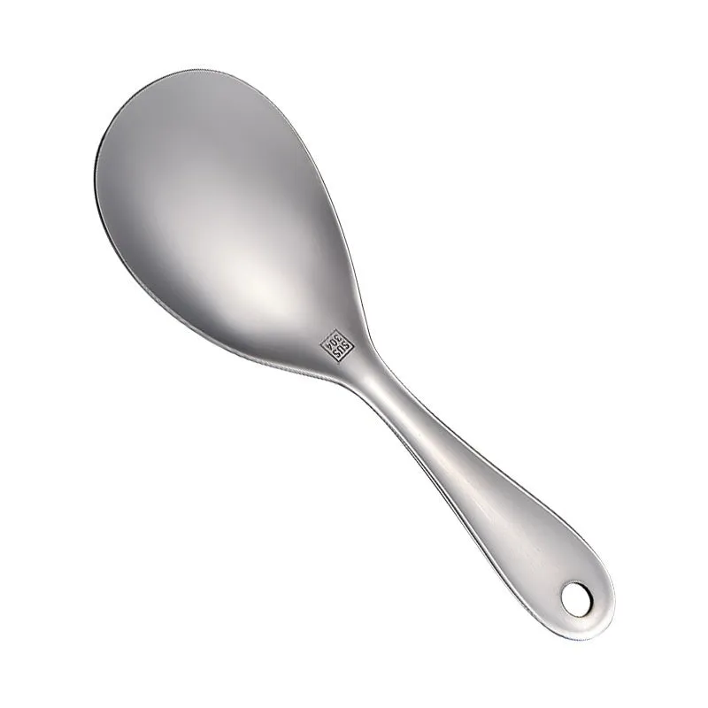 304 stainless steel meal spoon with simple design and polished surface