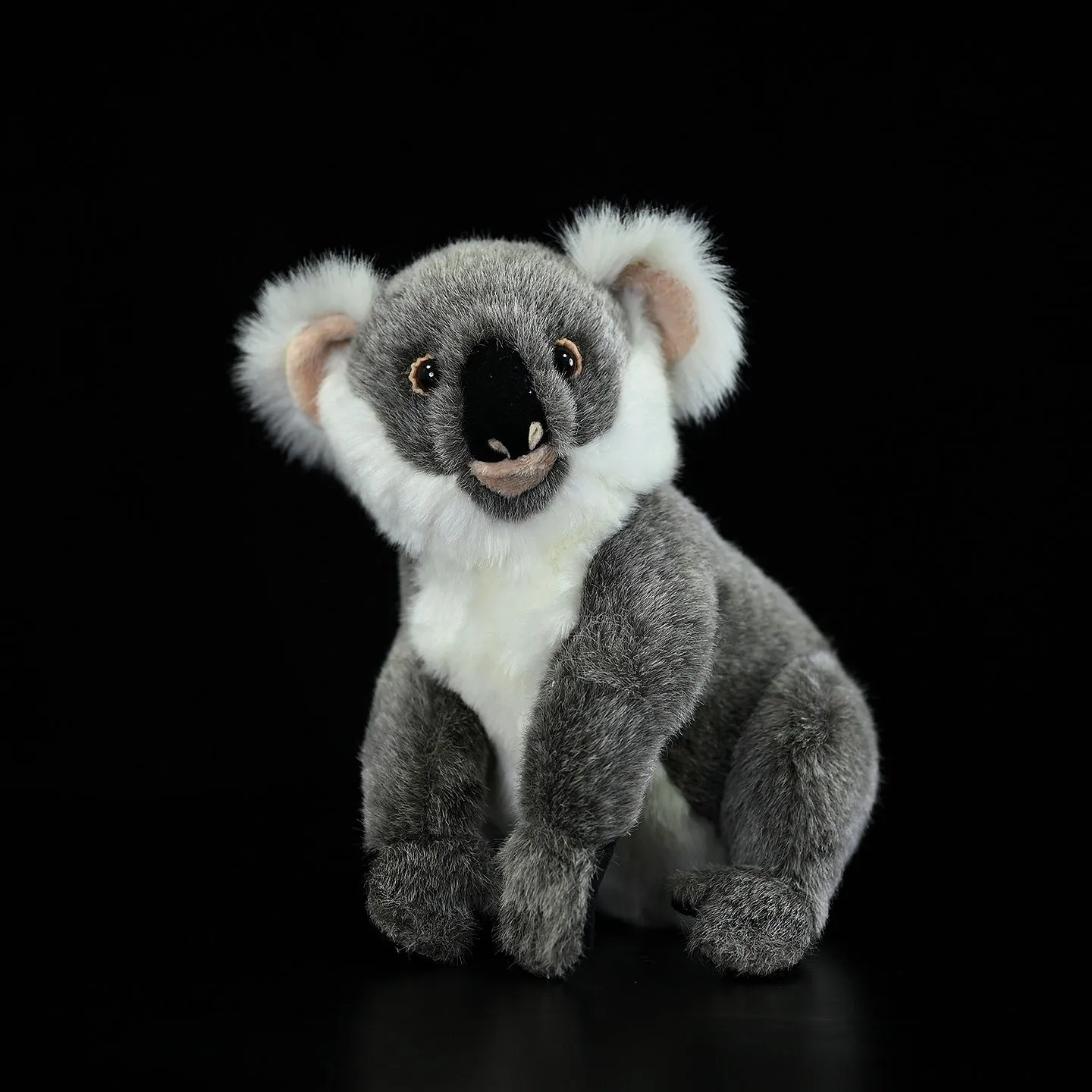Little Barn Owl simulation animal plush toy made from soft plush fabric with PP cotton filling, approximately 25 cm tall