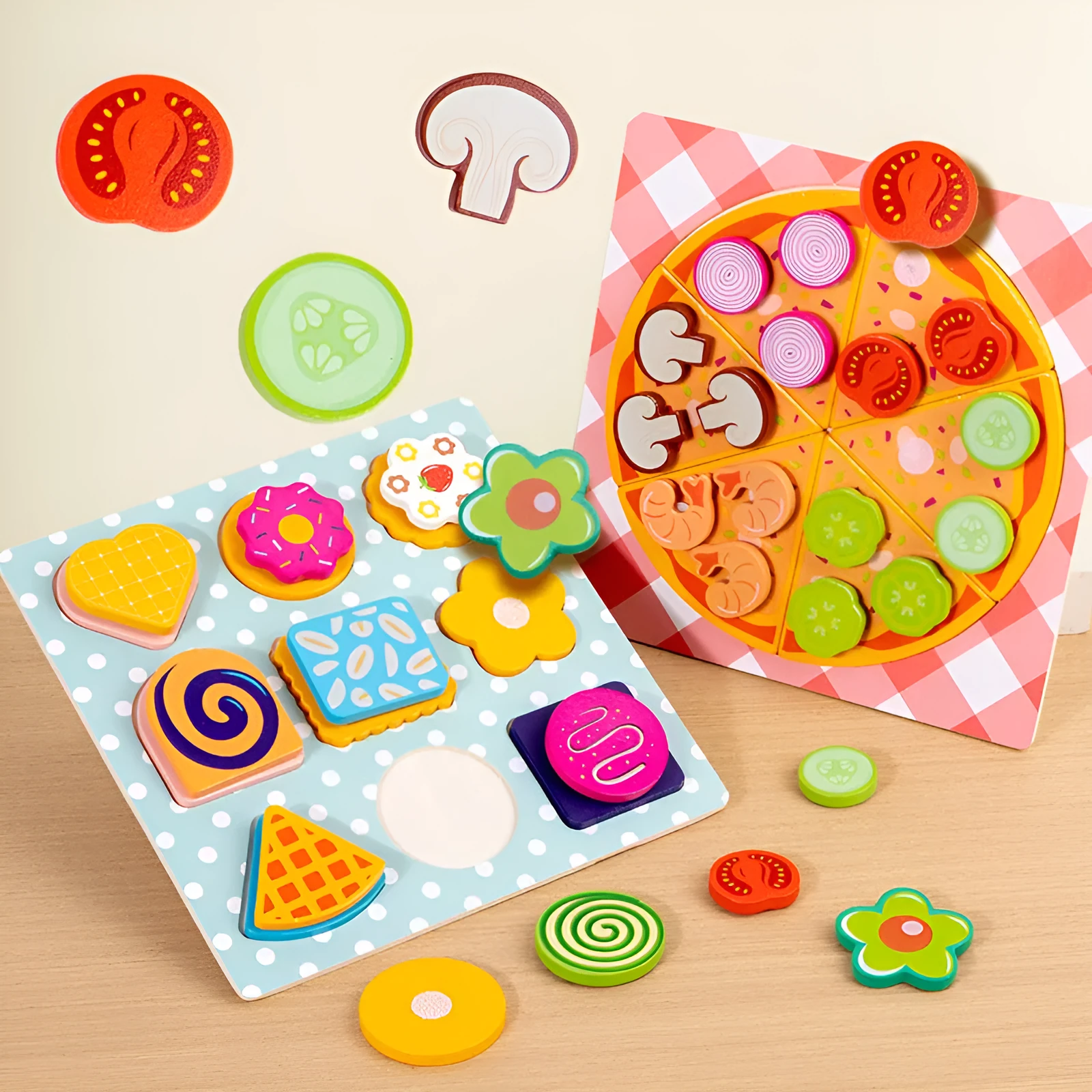 Personality children educational wooden toys for hand-brain coordination and sensory development