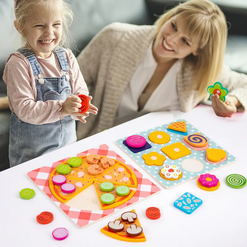 Personality children educational wooden toys for hand-brain coordination and sensory development