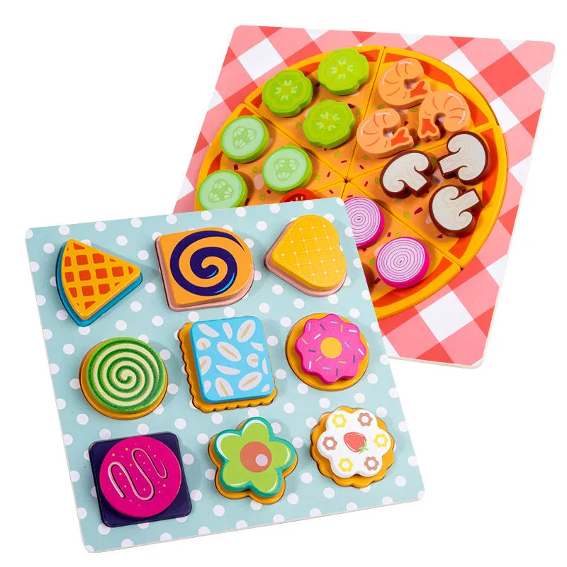 Personality children educational wooden toys for hand-brain coordination and sensory development