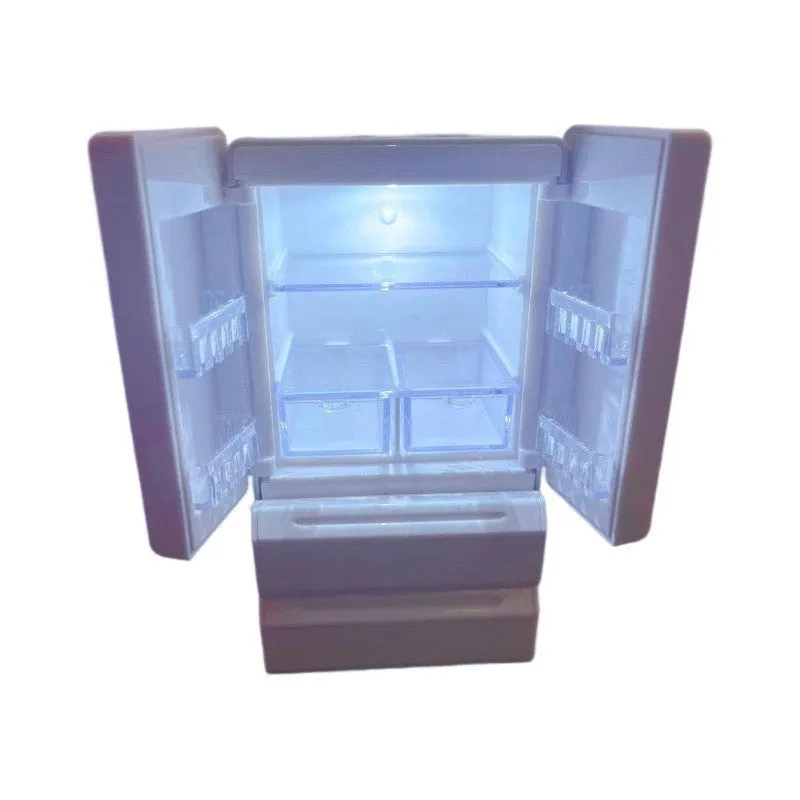 White plastic light-up candy miniature model for dollhouse display.