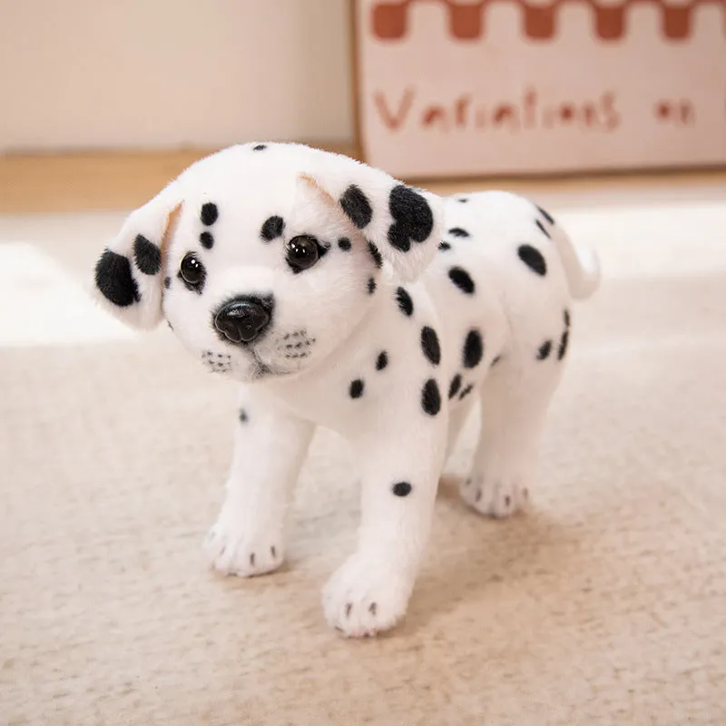 Simulation plush husky puppy doll lying posture, 25cm, soft toy for Children's Day gift