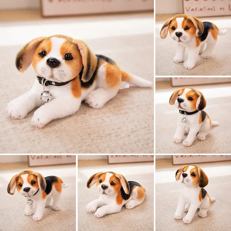 Simulation plush husky puppy doll lying posture, 25cm, soft toy for Children's Day gift