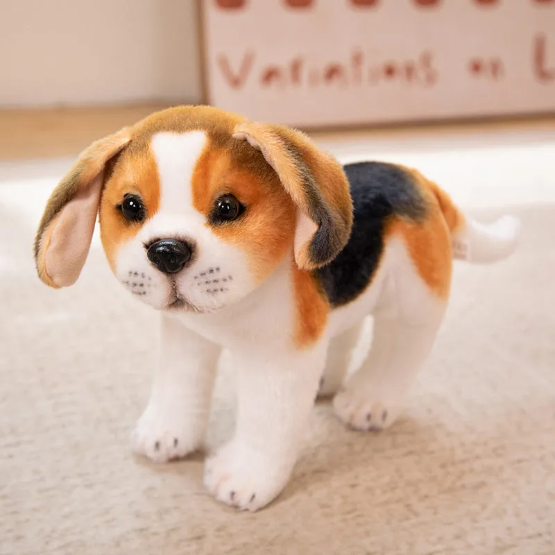 Simulation plush husky puppy doll lying posture, 25cm, soft toy for Children's Day gift