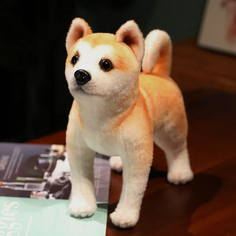 Simulation plush husky puppy doll lying posture, 25cm, soft toy for Children's Day gift