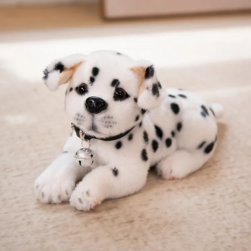 Simulation plush husky puppy doll lying posture, 25cm, soft toy for Children's Day gift