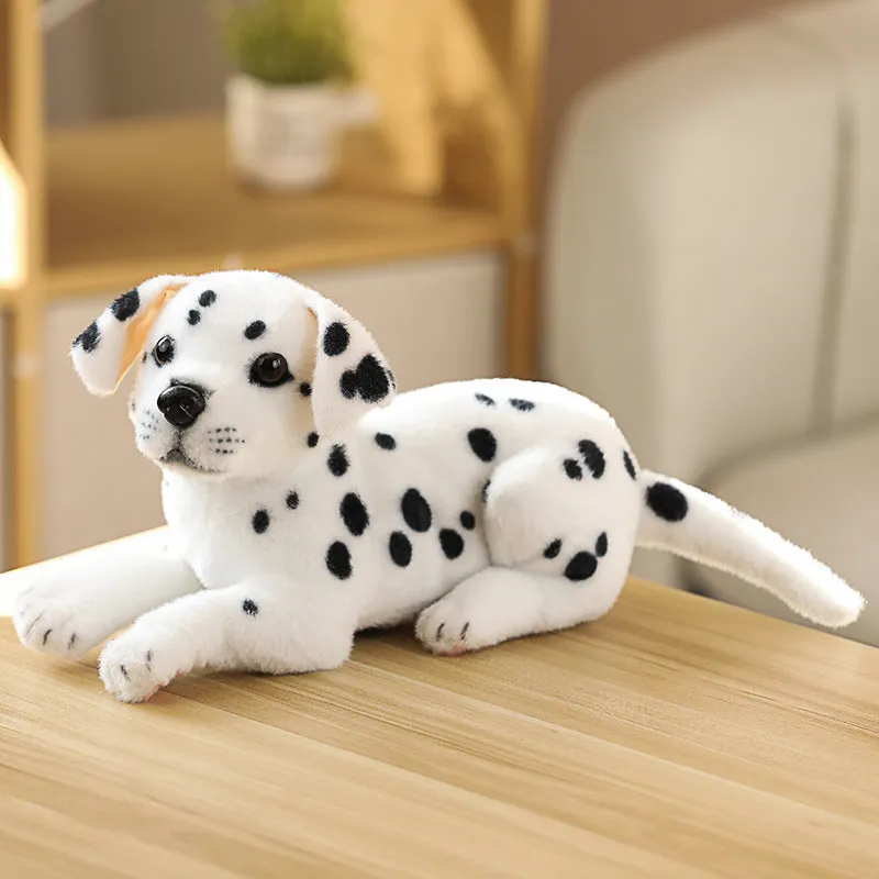 Simulation plush husky puppy doll lying posture, 25cm, soft toy for Children's Day gift