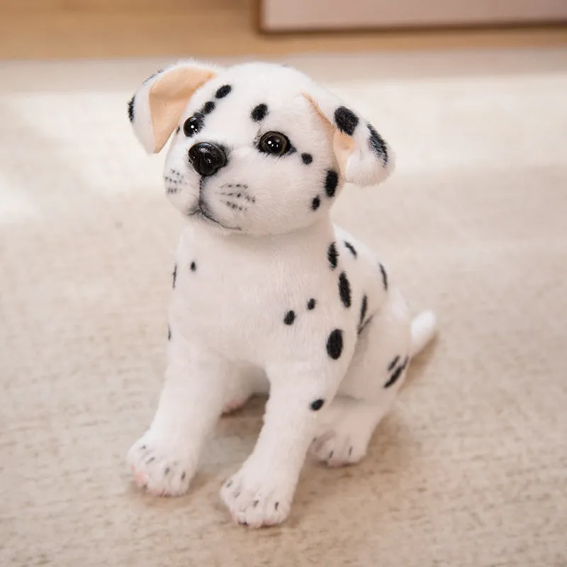 Simulation plush husky puppy doll lying posture, 25cm, soft toy for Children's Day gift