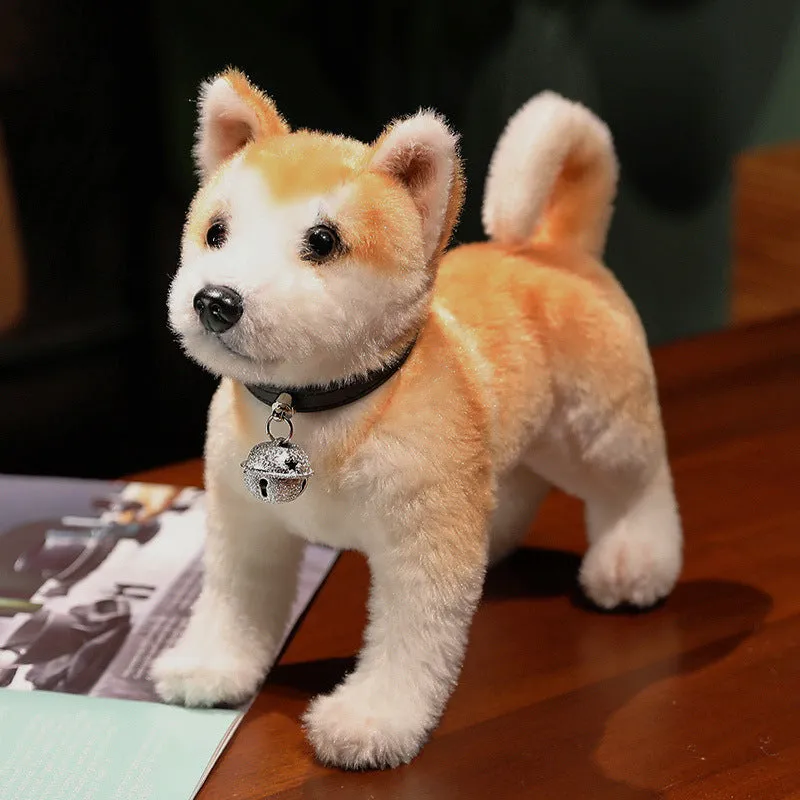 Simulation plush husky puppy doll lying posture, 25cm, soft toy for Children's Day gift