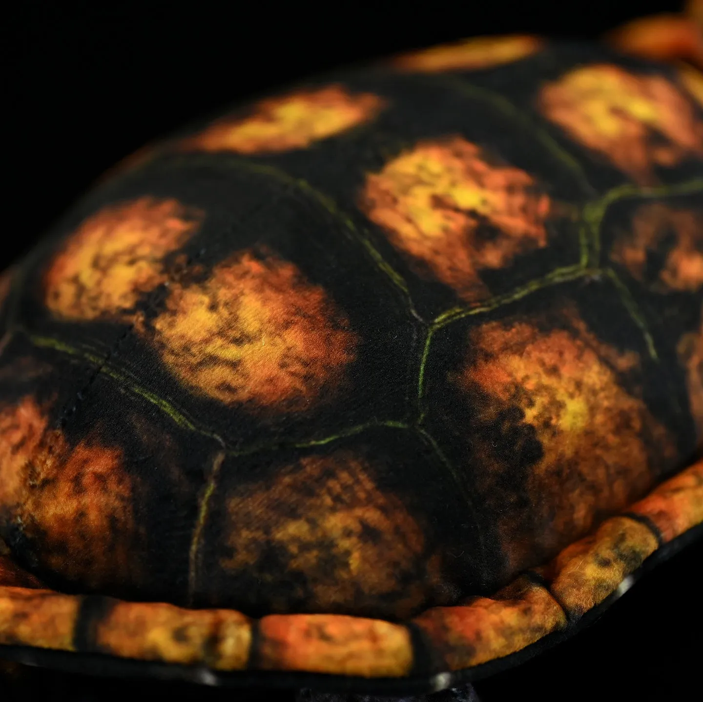 Japanese stone turtle plush toy in coffee colour, 32cm, realistic design, soft plush and PP cotton filled