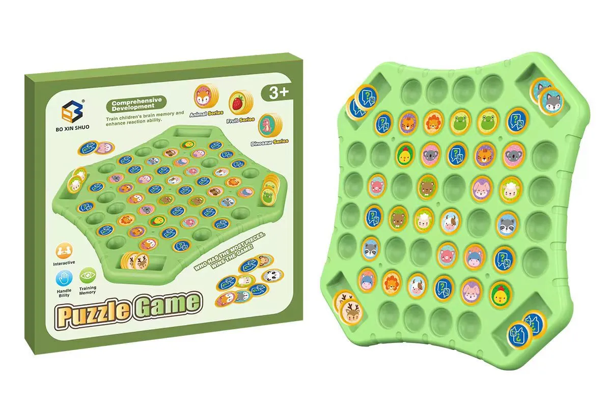 Children's double battle chess HeroCraft plastic educational puzzle toy with chess pieces