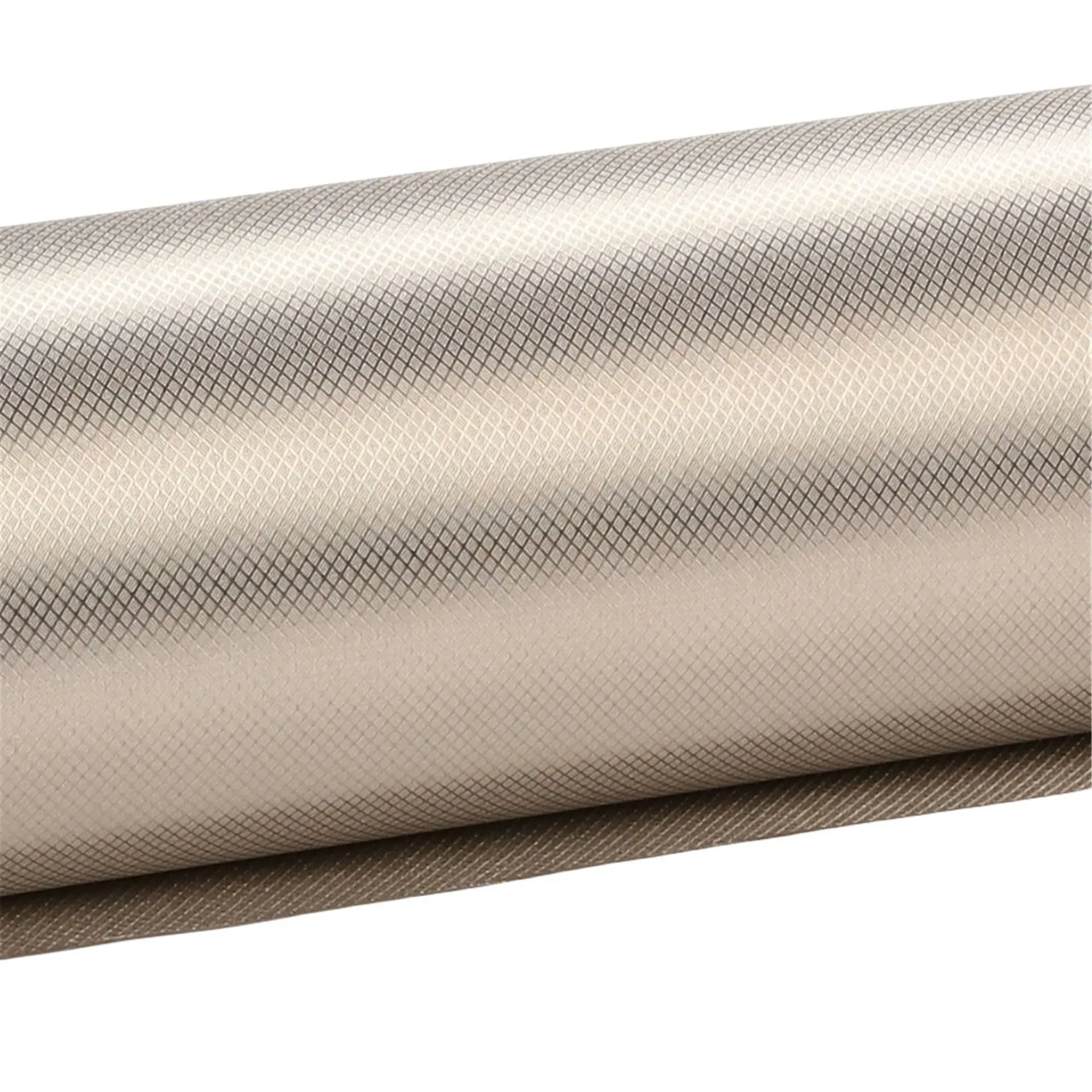 Grey diamond lattice radiation shielding fabric with copper and nickel metal fibres for signal blocking
