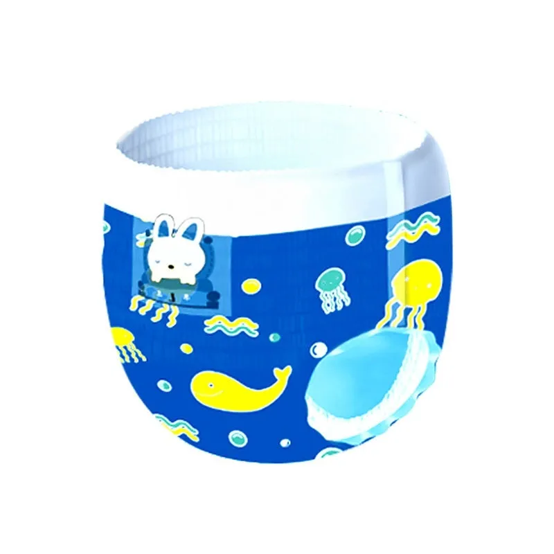 Baby disposable swimming pull up diaper independent packaging soft non-woven fabric sizes L to XXL