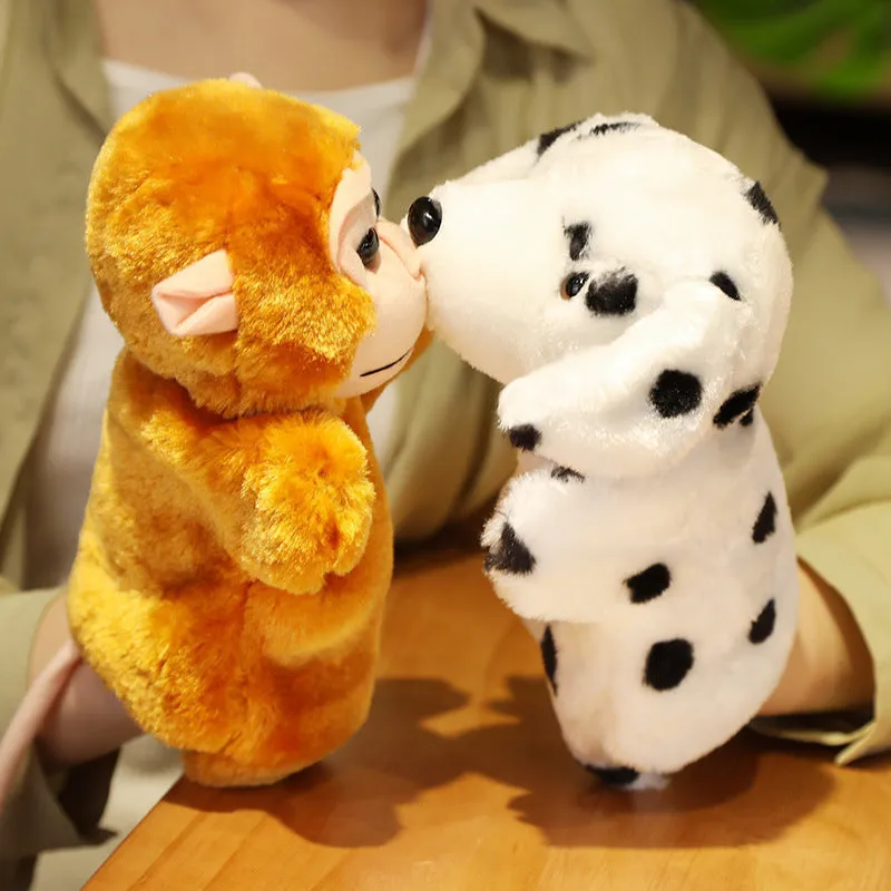 Plush hand puppet glove toy – 28cm soft animal puppet for children, rabbit design