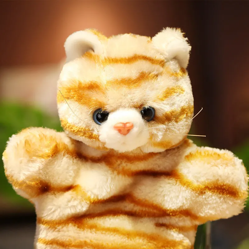 Plush hand puppet glove toy – 28cm soft animal puppet for children, rabbit design