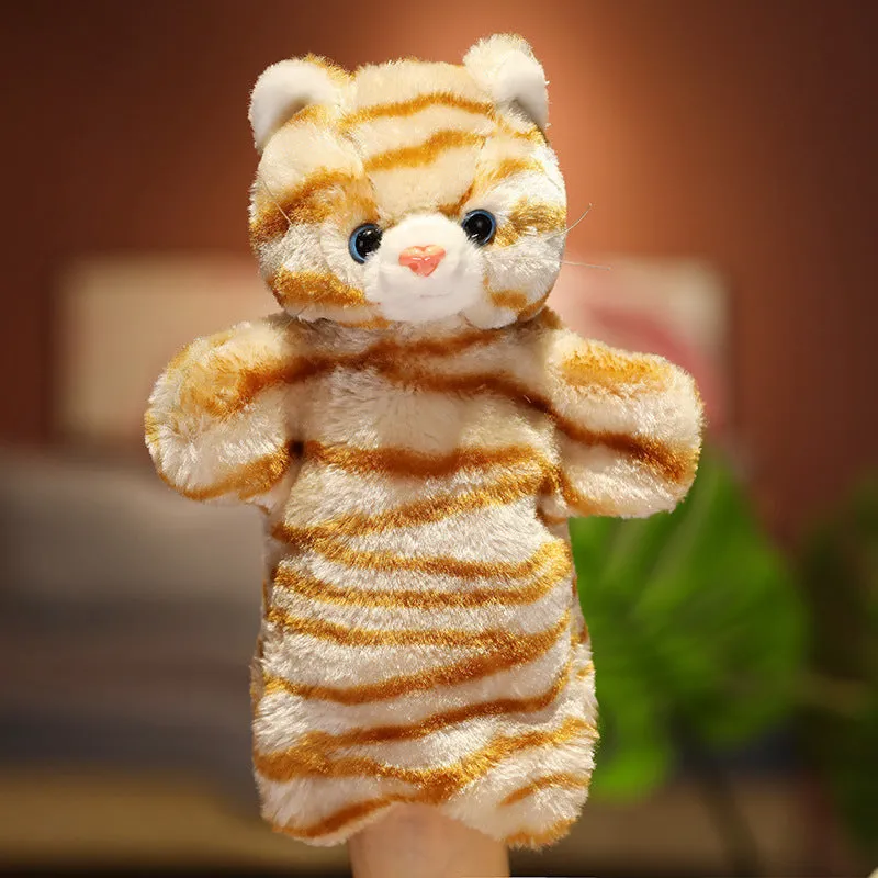 Plush hand puppet glove toy – 28cm soft animal puppet for children, rabbit design