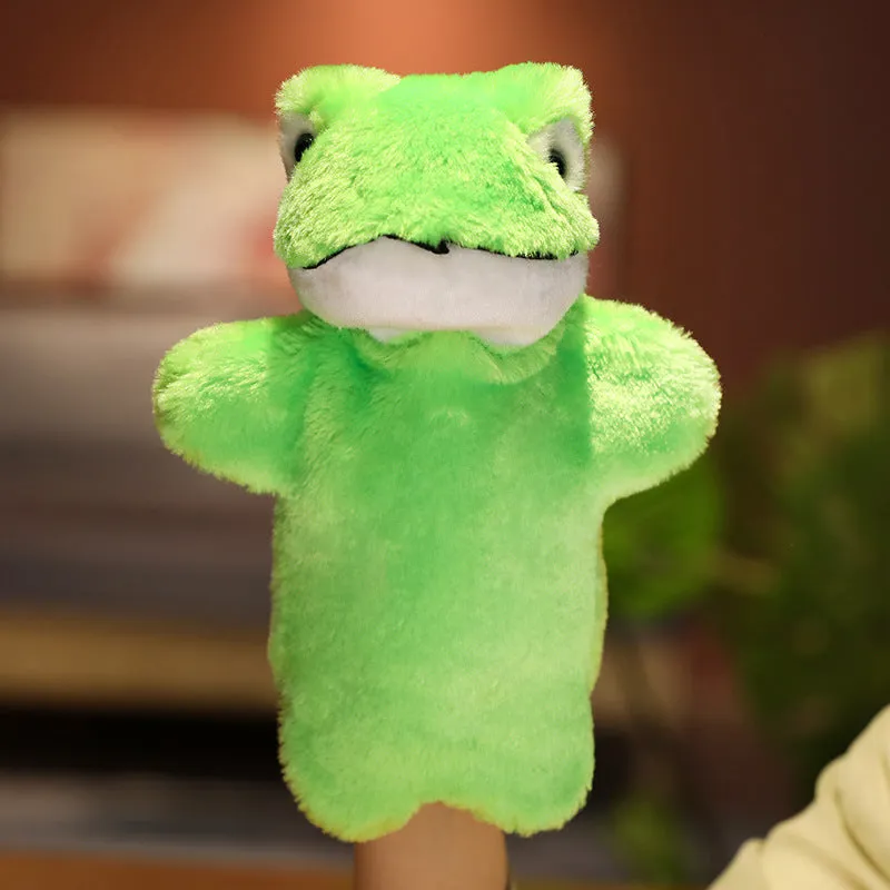 Plush hand puppet glove toy – 28cm soft animal puppet for children, rabbit design