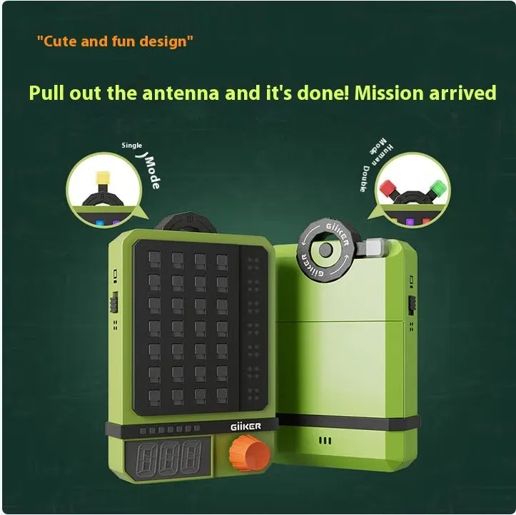 Super Password Machine logical reasoning toy, ABS build, 13x5x5 cm, passenger code machine colour, with chessboard