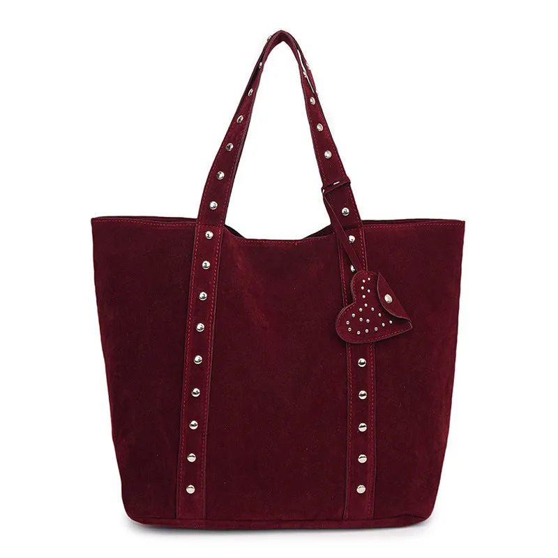 Black PU women's tote bag with double shoulder strap, shown with dimensions 33cm wide by 32cm tall.