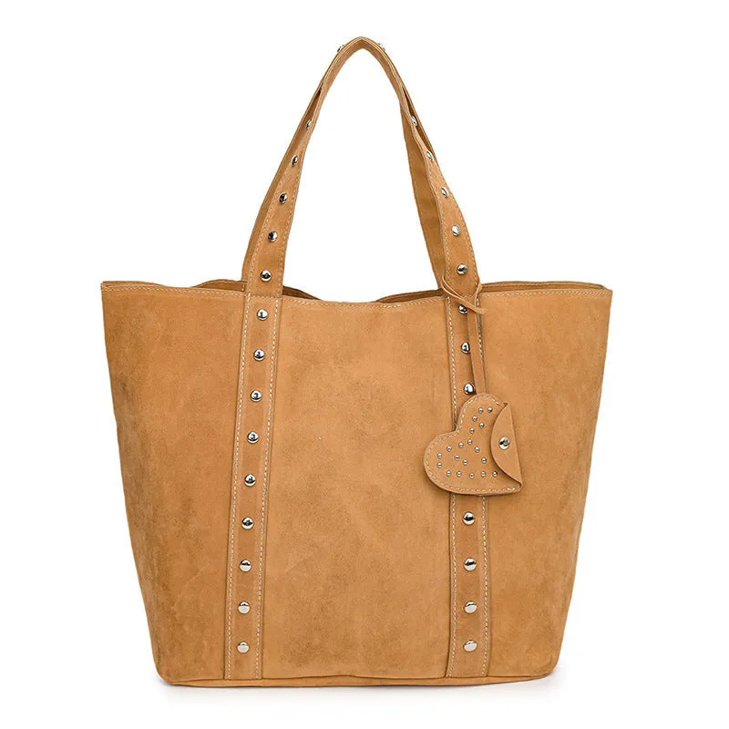 Black PU women's tote bag with double shoulder strap, shown with dimensions 33cm wide by 32cm tall.