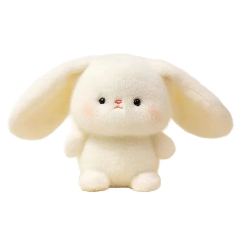 16cm short plush animal toy doll with PP cotton filling, available in bear and elephant colour options, for table decoration