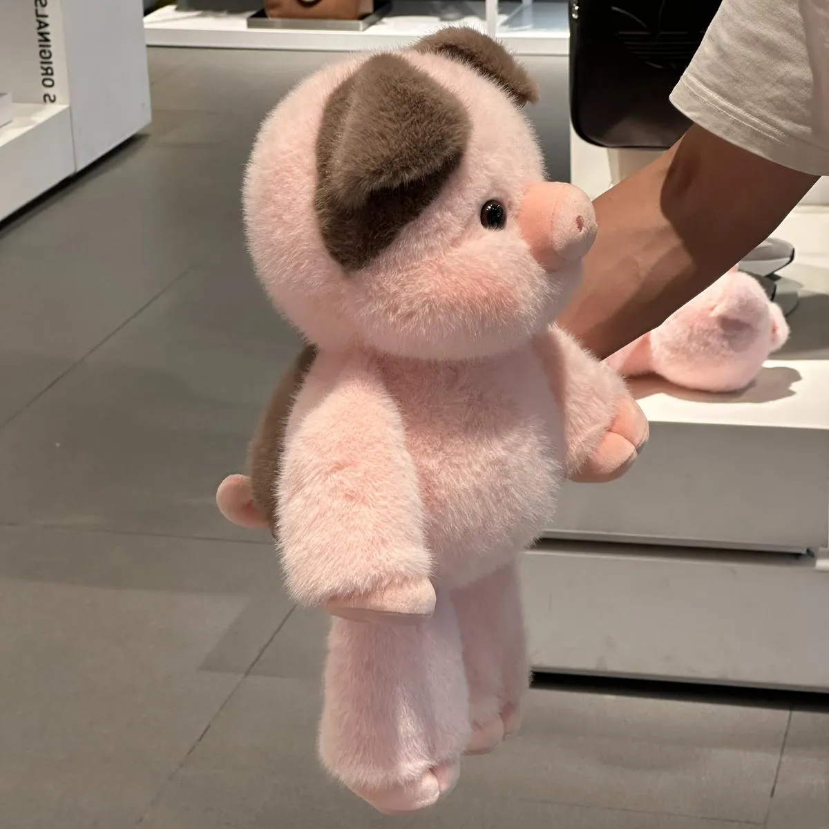 Twelve Zodiac Little Fragrant Pig plush doll by Cubs, 45cm tall, polyester, on white background