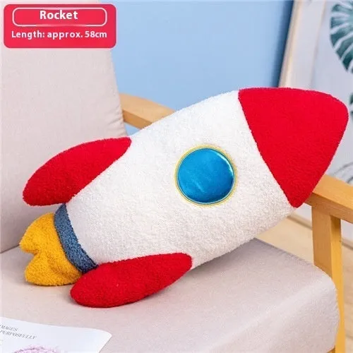 58cm astronaut outer space plush pillow toy with short plush fabric and PP cotton filling