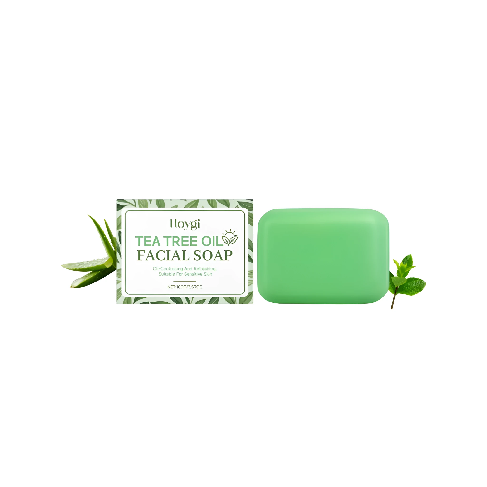100g solid Tea Tree Oil Cleansing Soap bar for oily and combination skin