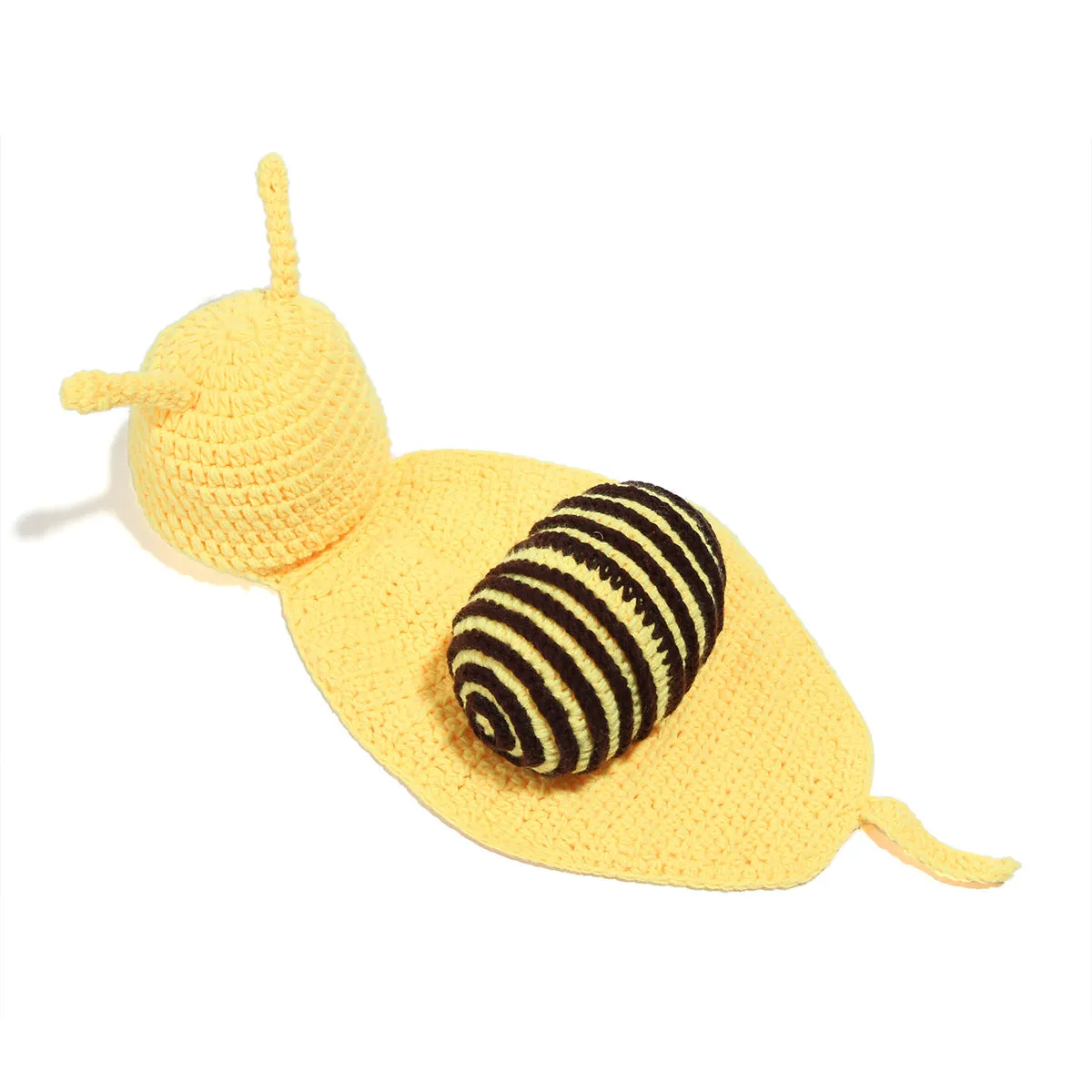 Hand-knitted cartoon animal newborn photography outfit in blended fabric, Blue Dog colour option