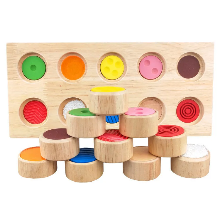 Wooden colour training touch flip board for children aged 4-6 years