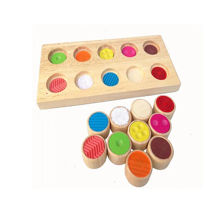 Wooden colour training touch flip board for children aged 4-6 years