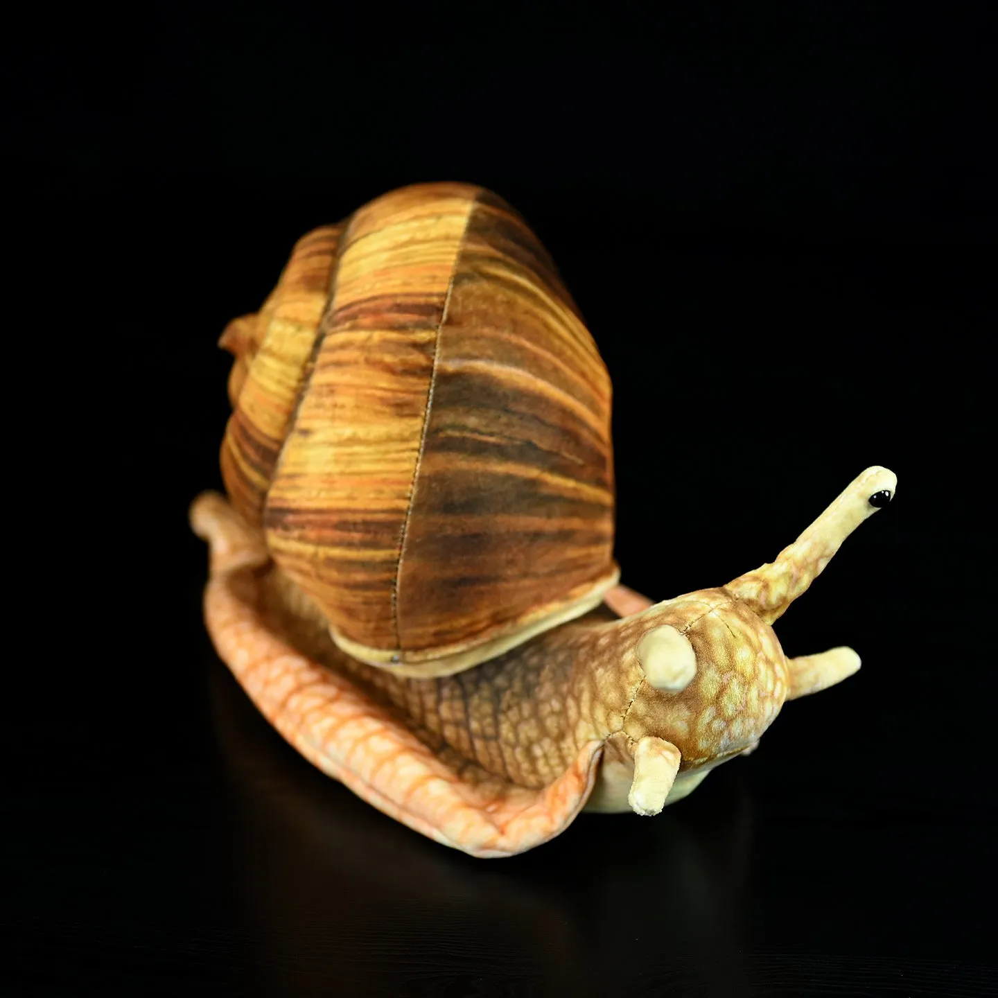 Simulation snail doll plush toy 32cm long from mouth to tail soft plush PP cotton filling unisex