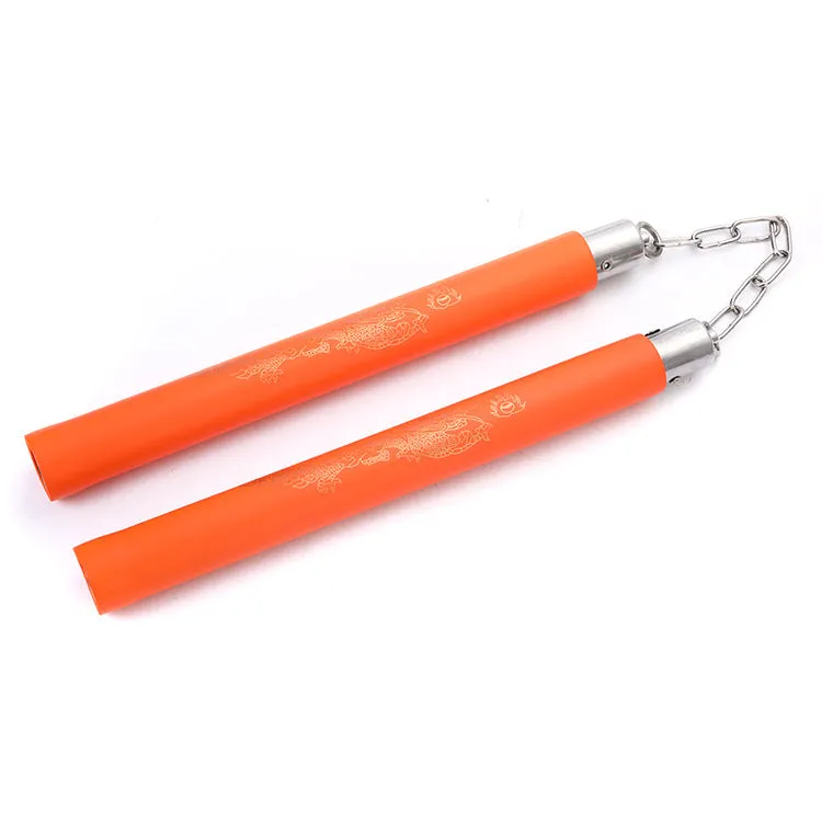EVA sponge nunchaku for children beginners practice double jointed stick in multiple colours