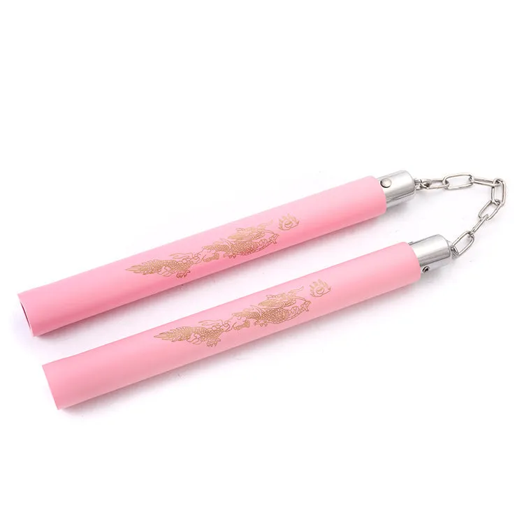 EVA sponge nunchaku for children beginners practice double jointed stick in multiple colours