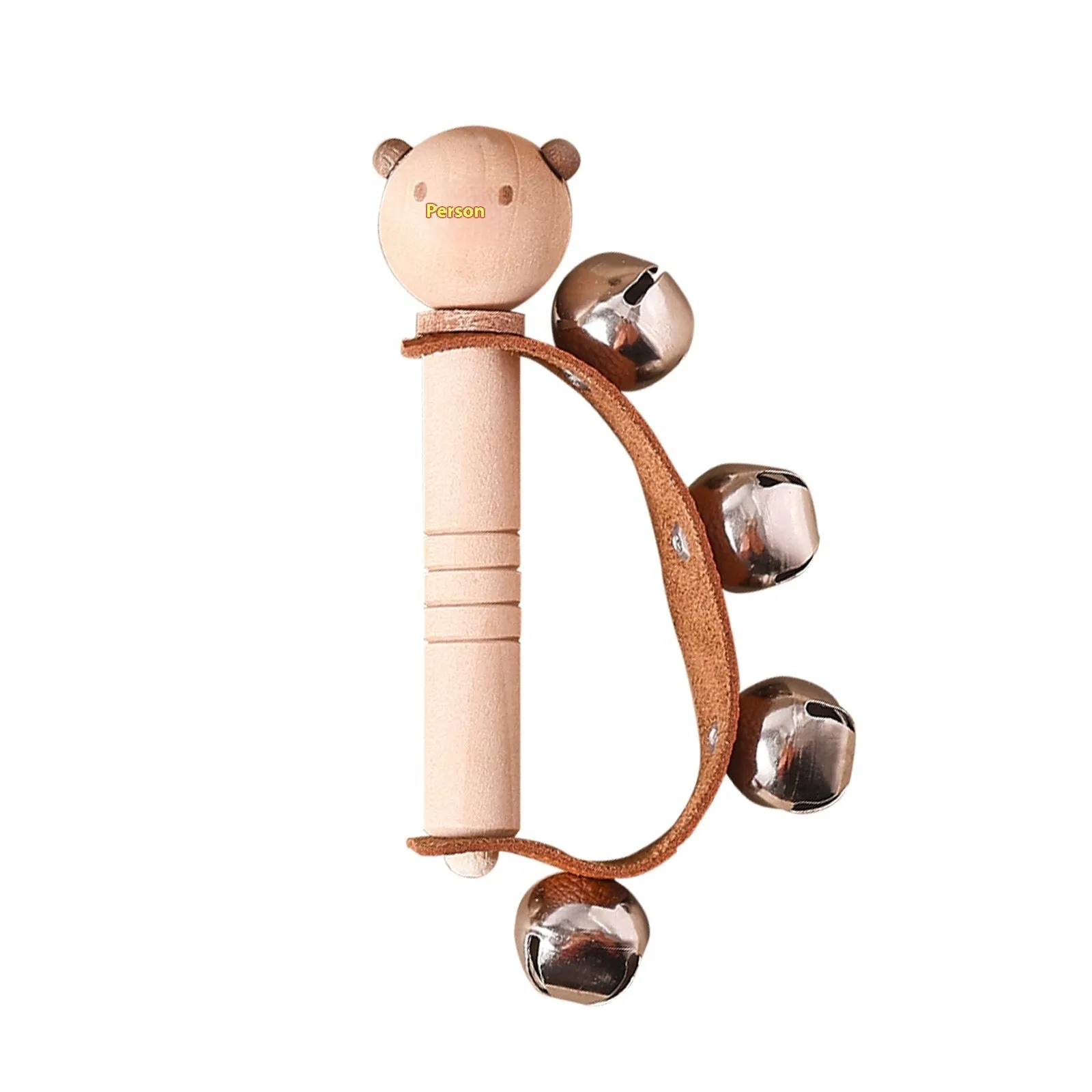 Wooden Orff instrument set with soundboard, ringdrum, and rain sound tube for young children