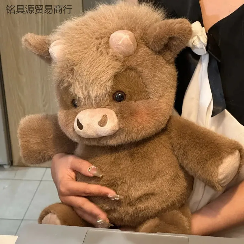 45cm soft plush teddy bear toy for children in guava dirty pink colour with huggable design
