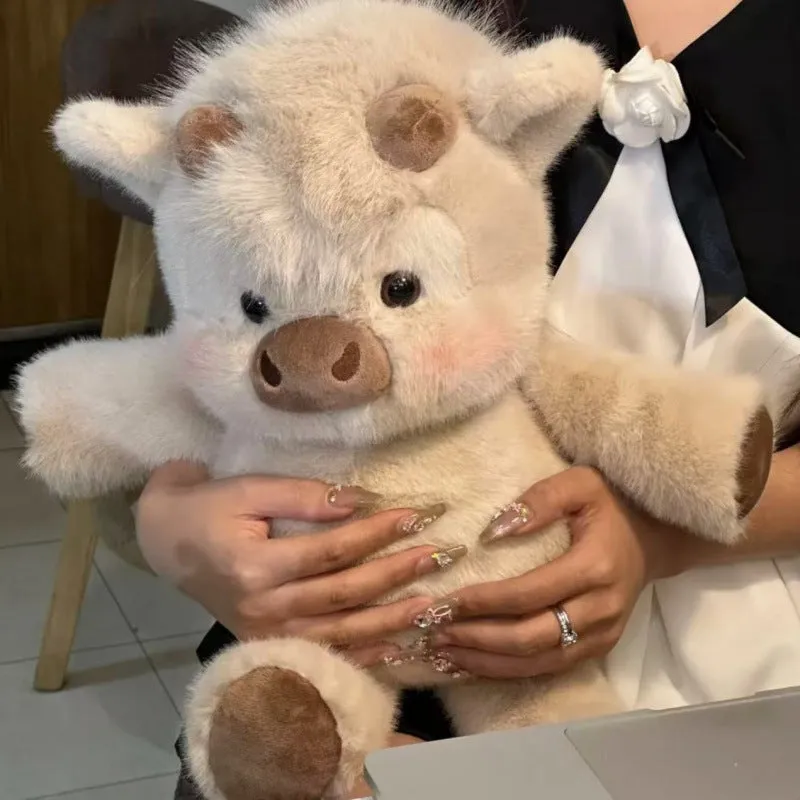 45cm soft plush teddy bear toy for children in guava dirty pink colour with huggable design
