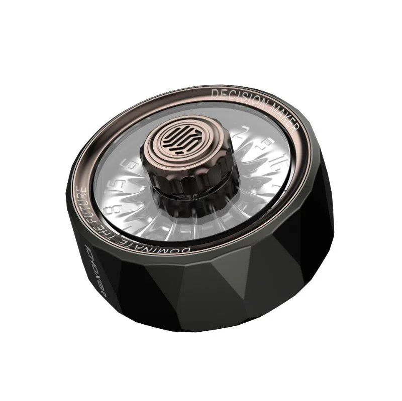 Starloop zinc alloy rotating fidget spinner with star ring turntable design in gift box