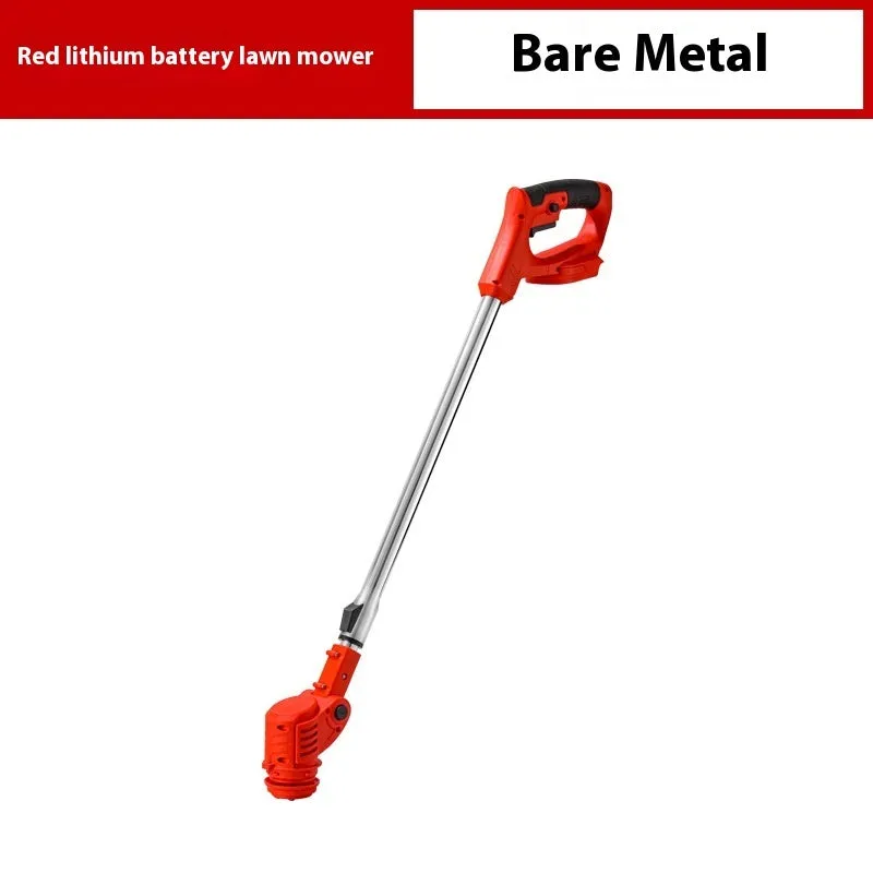 Household portable weeding machine with bare metal construction in three colour options