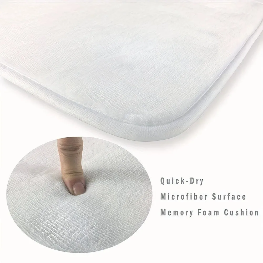Square digital print flannel flocking carpet with modern design measuring 45 by 75 cm
