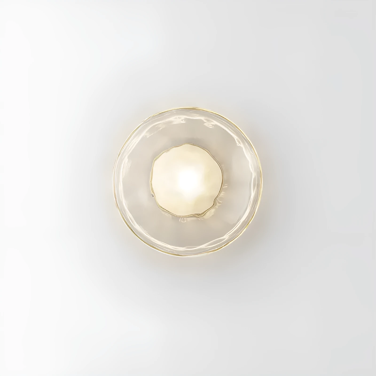 Bedside hotel wall lamp with iron construction and choice of glass shades including long brush holder style