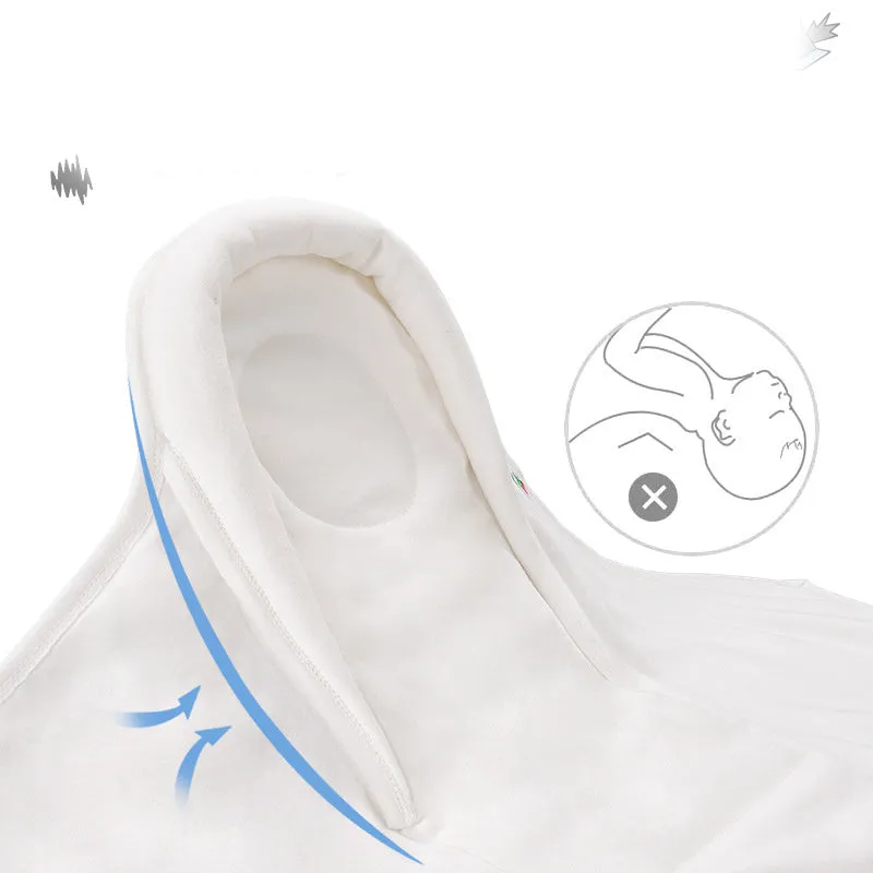 Pure cotton anti-startle baby swaddle in a 30x60 cm size showing one of eight print designs like Dinosaur or Starry Sky.
