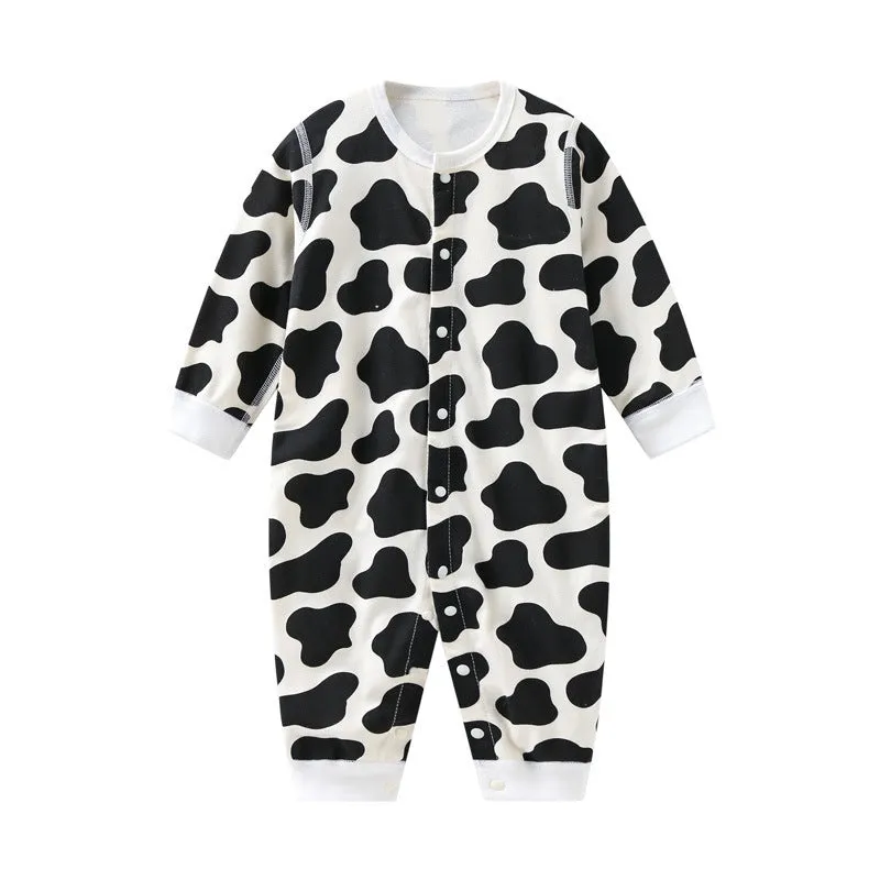 Combed cotton baby romper suit for newborns and toddlers in neutral colour options