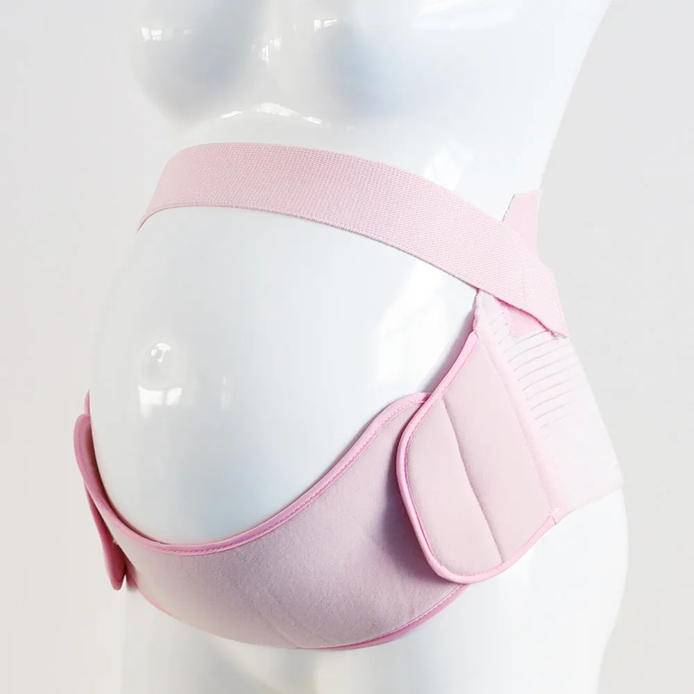 Adjustable maternity support belt with Velcro closure in elastic material for pregnancy abdominal support